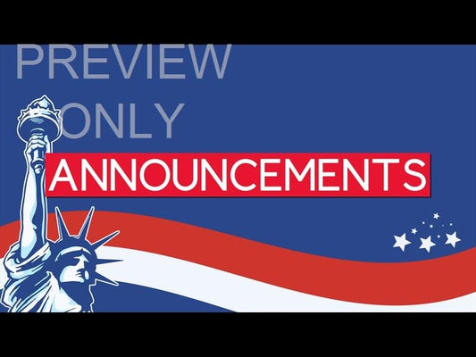 Freedom Volume Four: Announcements Still