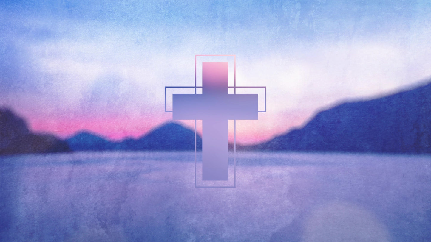 Watercolor Cross Lake Still