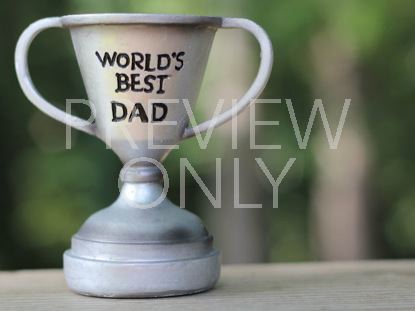 World's Best Dad Trophy Still
