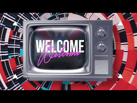 Retro Bad Signal Welcome