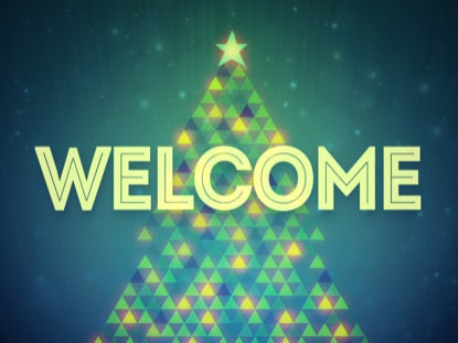 Christmas Lights Welcome Motion