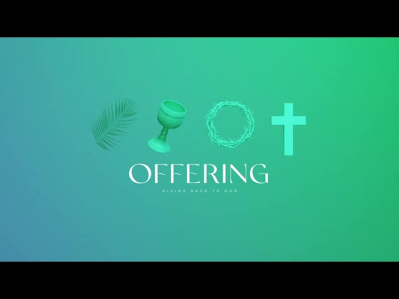 Holy Week Ink Offering