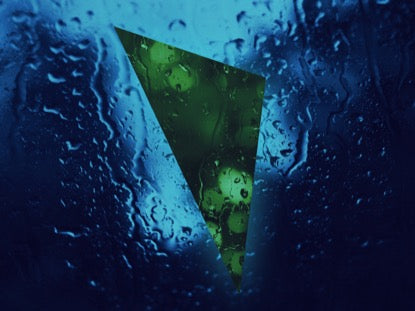 Green Blue Triangle Geo