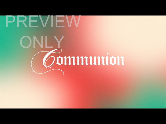 Christmas Gradient Communion Still
