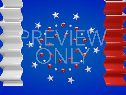 Patriotic Stars And Stripes Still 1