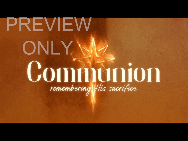 Light Of Christmas Communion Still