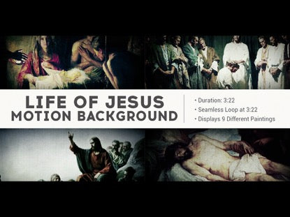 Life Of Jesus Worship Background