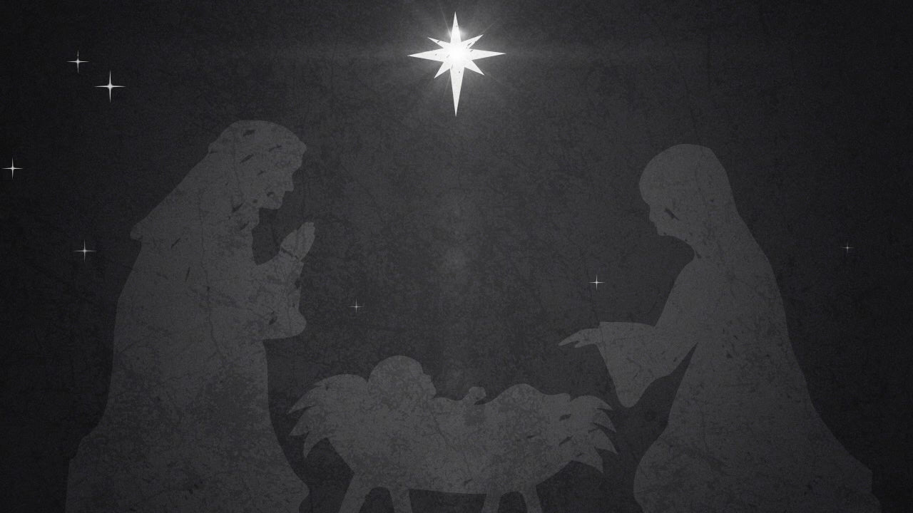 Vintage Christmas Eve Manger 01 Still