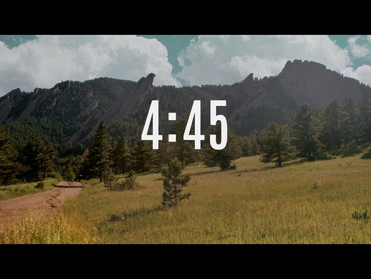 Flatirons Minimal Countdown