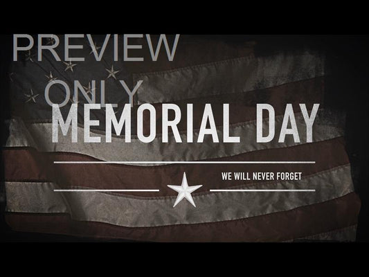 Old Glory Memorial Day Still