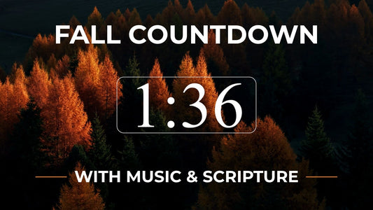 5 Minute Fall Countdown With Scripture and Music