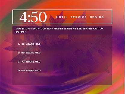 Fall Vibes Trivia Countdown