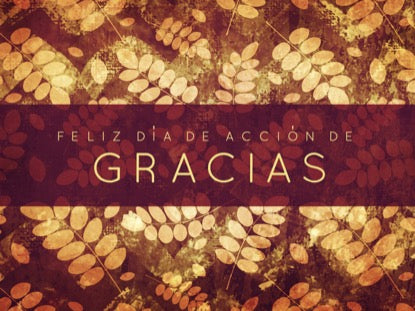 Thanksgiving Gratitude Holiday 1 Motion - Spanish