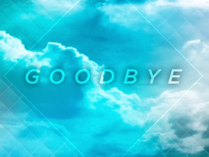 Colored Clouds Goodbye