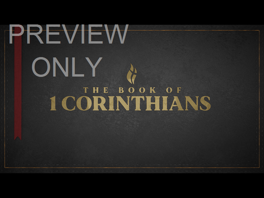 1 Corinthians - Black Still