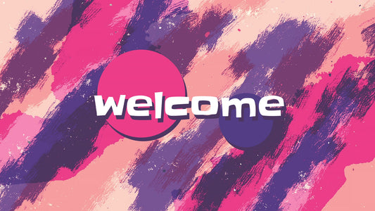 Vibrant Strokes Welcome Still
