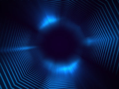 Geo Depths Blue Tunnel