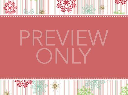 Vintage Holiday Fancy Red