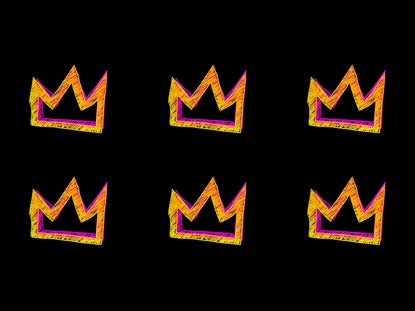 Yellow Pink Crown Multi