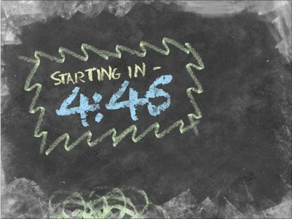 Chalkboard Countdown