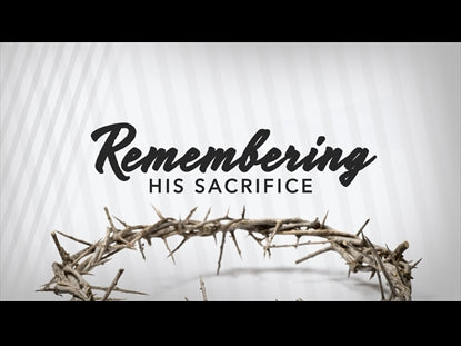 Communion Volume One: Title Motion Remembering The Sacrifice