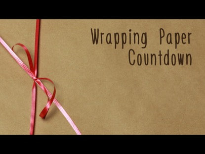 Wrapping Paper Countdown