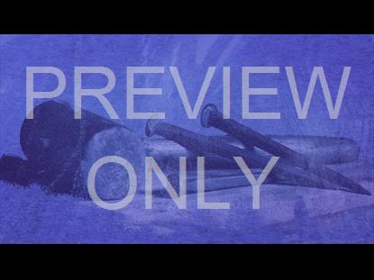 Witness His Resurrection: Painted Hammer And Nails Still