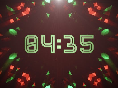 Crystal Patterns Countdown Christmas