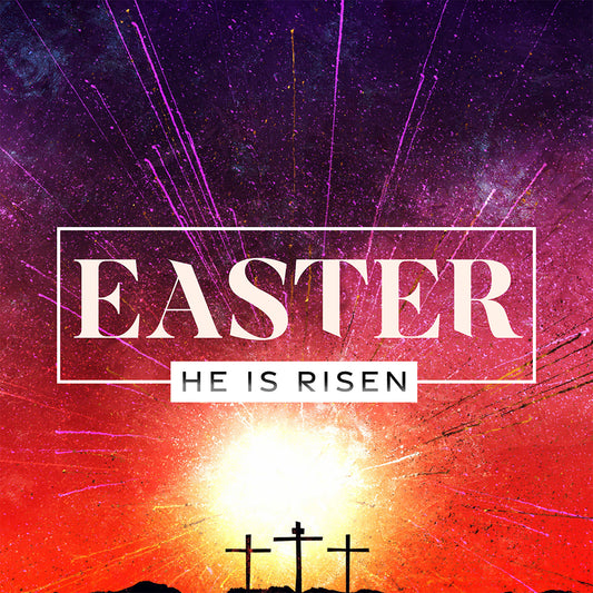 Vivid Easter Title Graphic