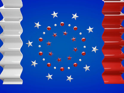 Patriotic Stars And Stripes Loop 1