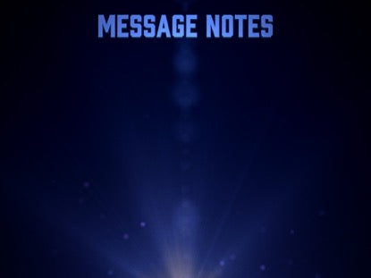 Particle Glow Message Notes