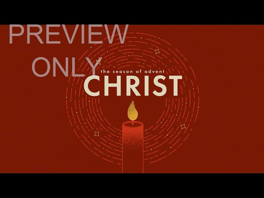 Light Lines Advent Christ Still