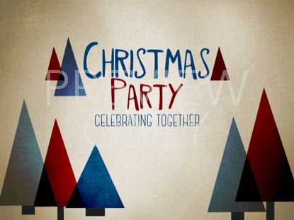 Modern Christmas Party Still