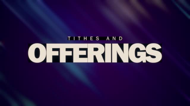 Chromatic Blur Tithes And Offerings