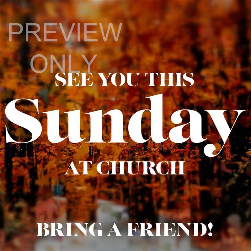 Autumns End Social Graphic Sunday