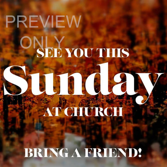 Autumns End Social Graphic Sunday