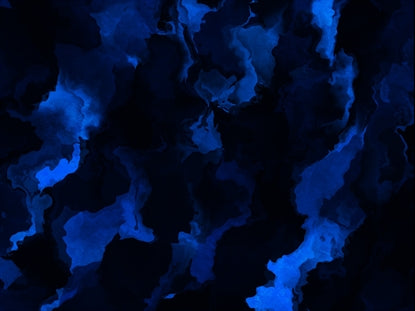 Paint Flow Dark Blue Waters