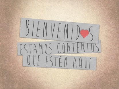 Made With Love Welcome Motion Spanish