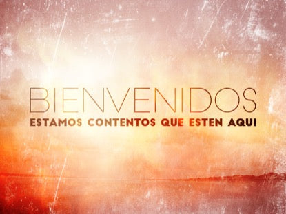 Praise Welcome Motion Spanish