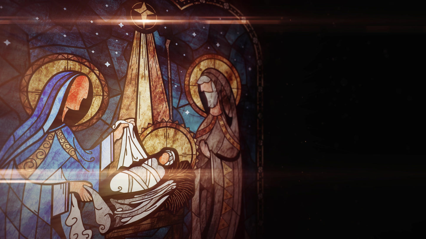 Nativity Glass Nativity Still