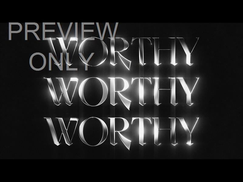 Lttrs Worthy Bw Three Still
