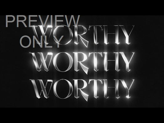 Lttrs Worthy Bw Three Still