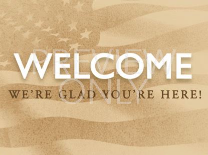 Memorial Badge Welcome Still