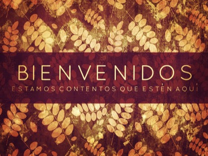 Thanksgiving Gratitude Welcome 1 Motion - Spanish