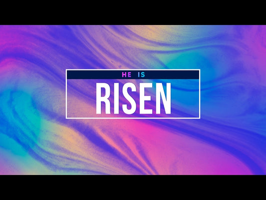 Easter Paint: He Is Risen