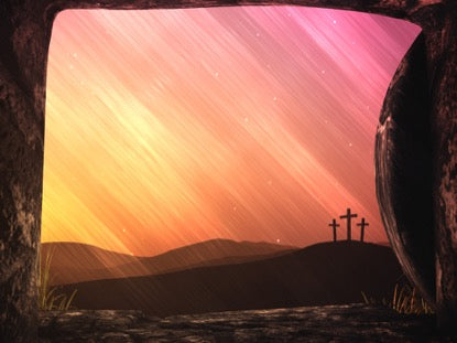 Vivid Fibers Easter Tomb Crosses