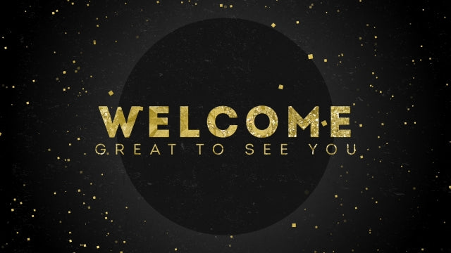 Classy Gold Welcome
