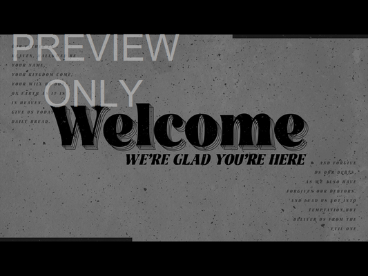 Our Father: The Lord's Prayer Welcome Still