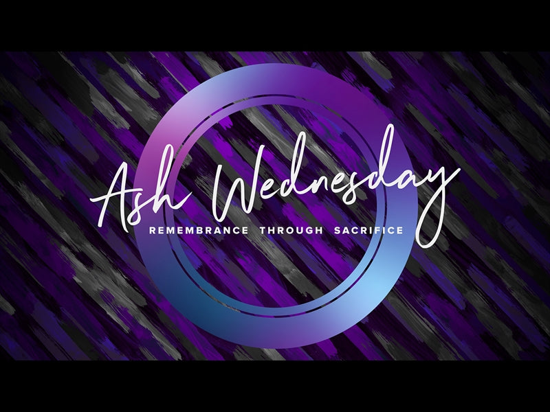 Lent Color Brush Ash Wednesday
