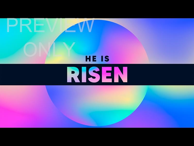 Spring Gradient He Is Risen Still